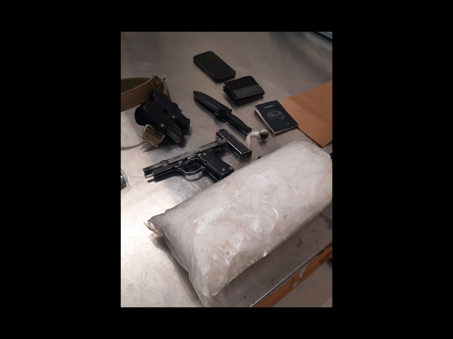 traffic stop leads to a 9.9 lbs meth bust Marion county Oregon