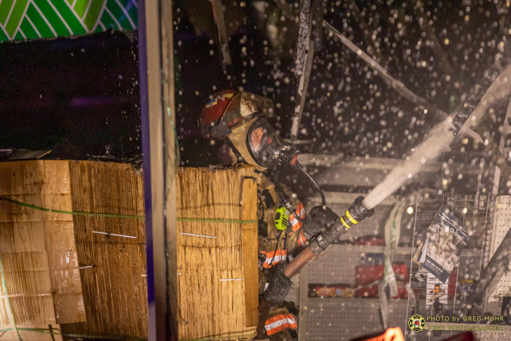 fire on Lombard at dollar tree