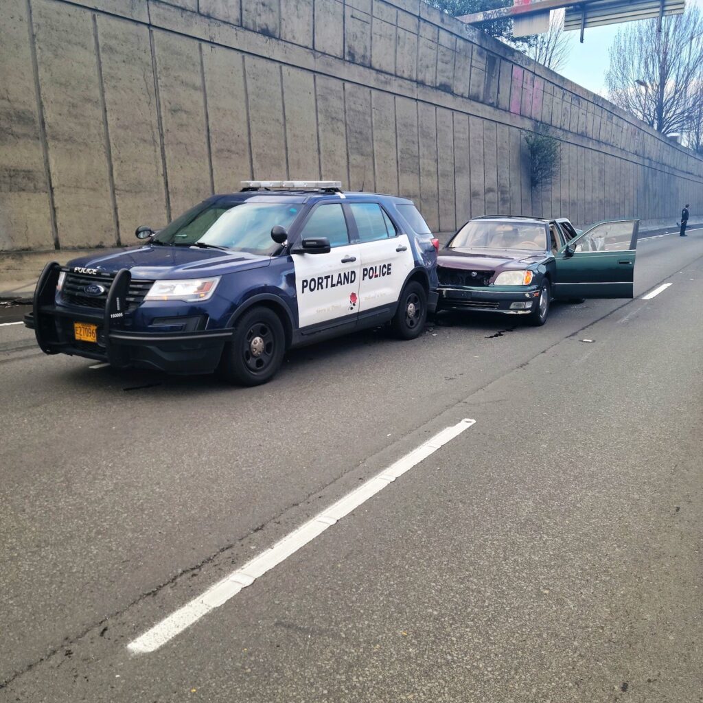 multi car pileup portland Oregon