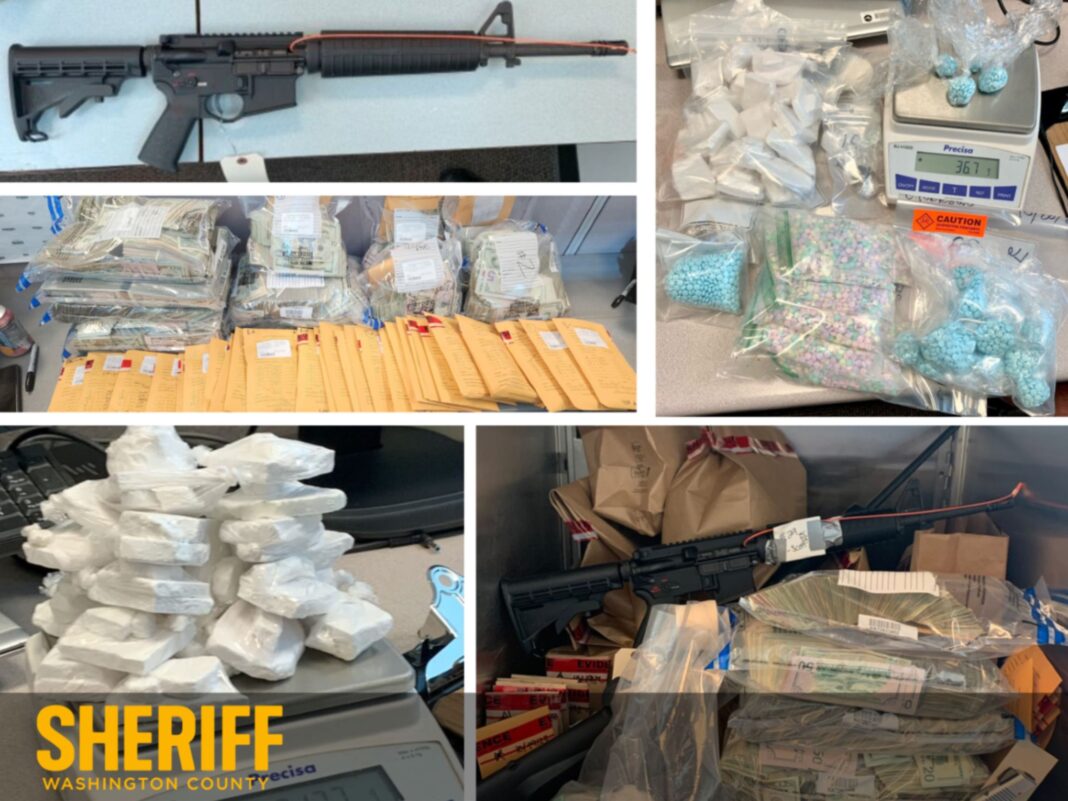 confiscated drugs and weapons by WIN WCSO