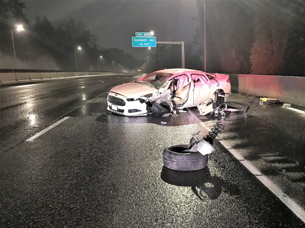 second crash's victim's vehicle