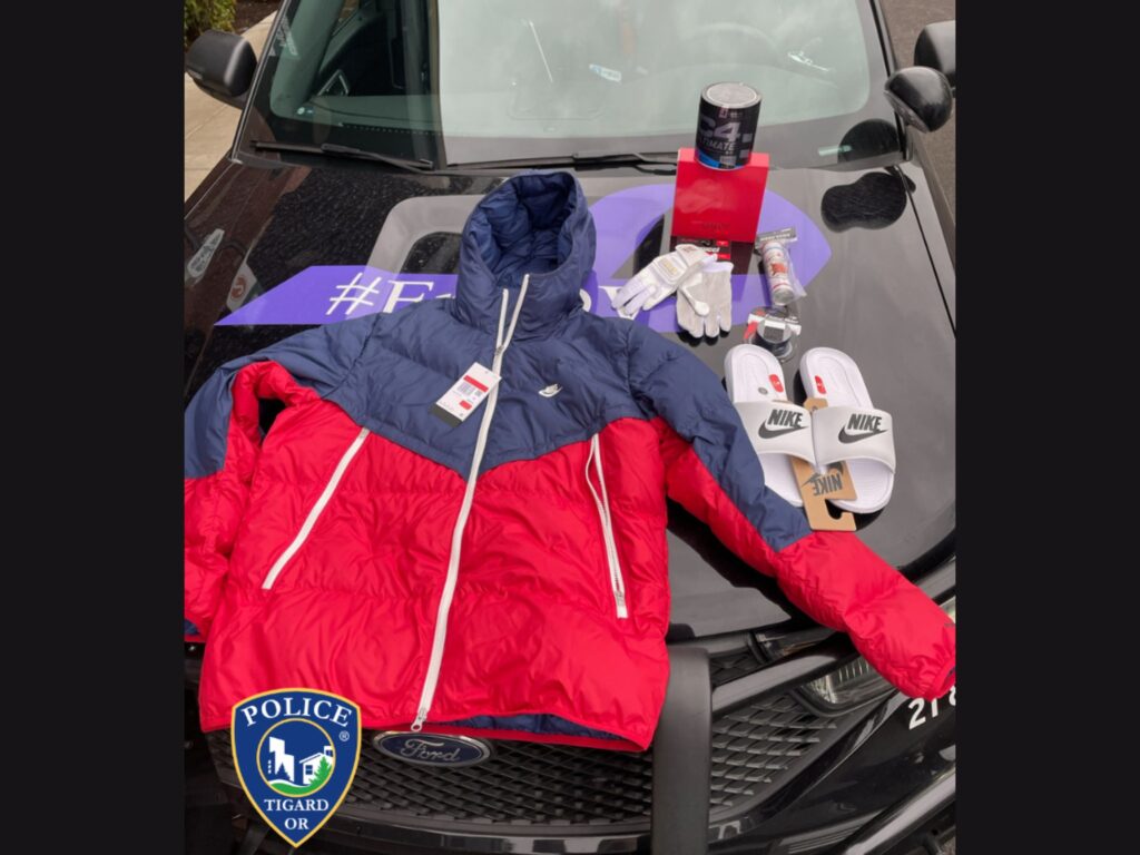 recovered merchandise from shoplifting enforcement