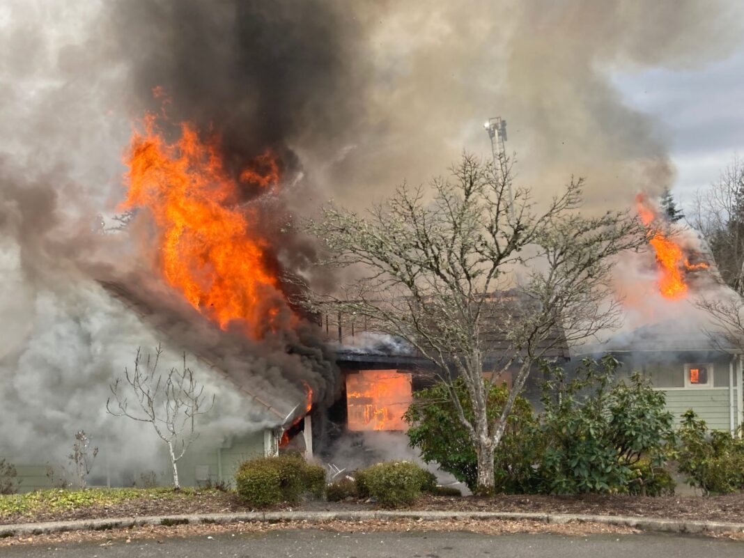 home explosion fire