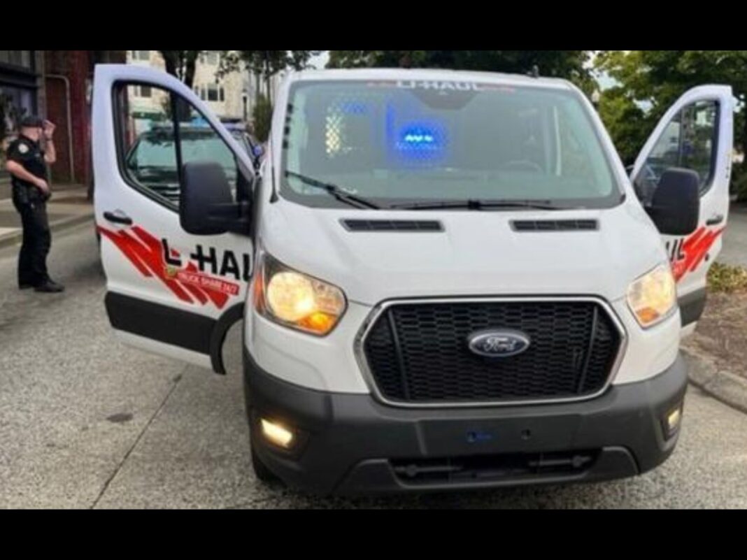 stolen u-haul used for mail theft