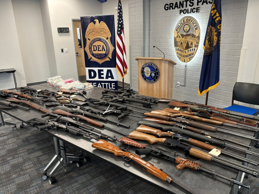 DEA and OSP make 24 arrests, seize 37 firearms in drug trafficking operation