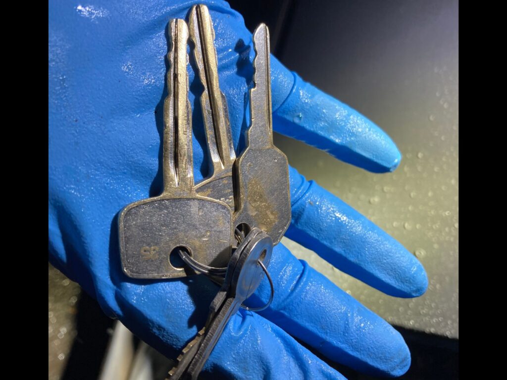 keys used to break into cars, plunging car theft rates