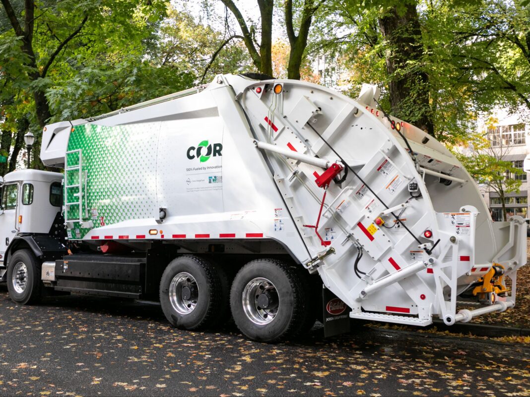 oregon's first electric garbage truck portland