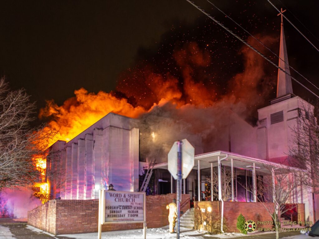 fire at church in early morning leaves two dead