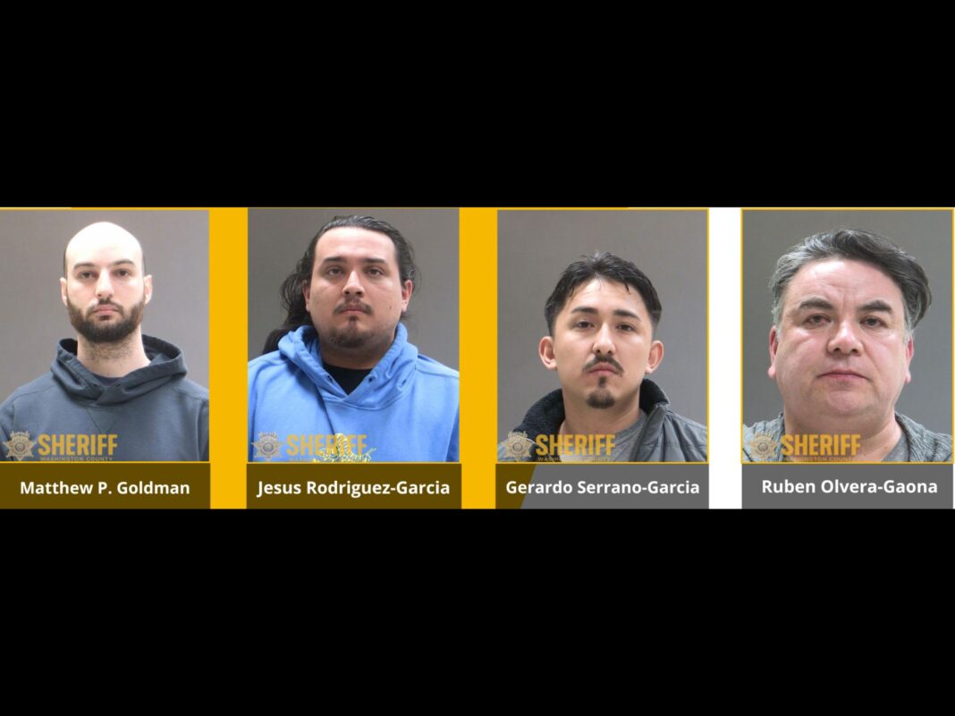 four men arrested child predator sting WCSO