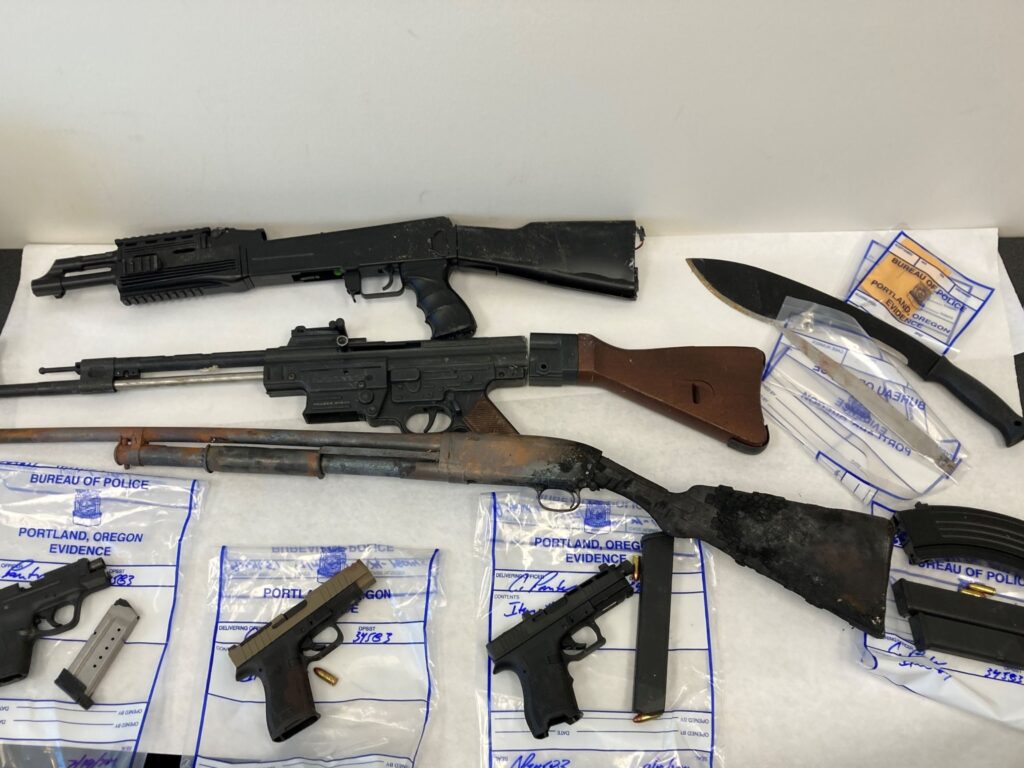 guns seized in investigation cully neighborhood