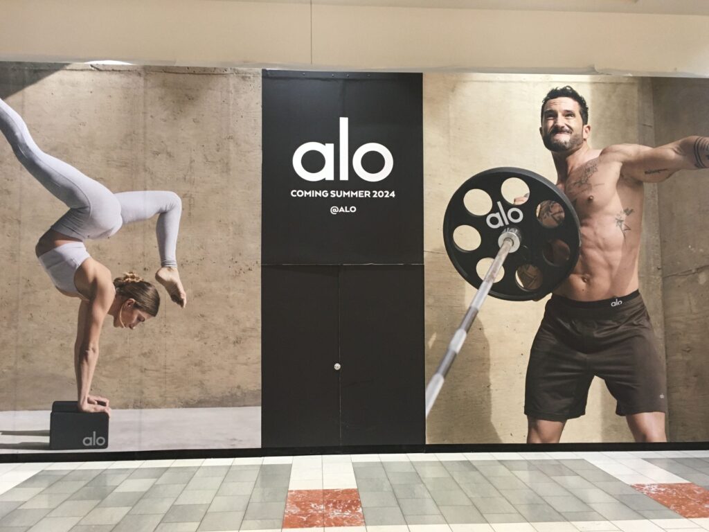 alo fitness store grand opening washington square mall